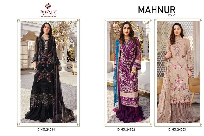 Mahnur Vol 24 Pakistani Suits Catalog